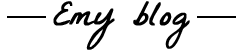 Emy blog logo